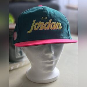 Jordan Teal and Pink Snapback Hat